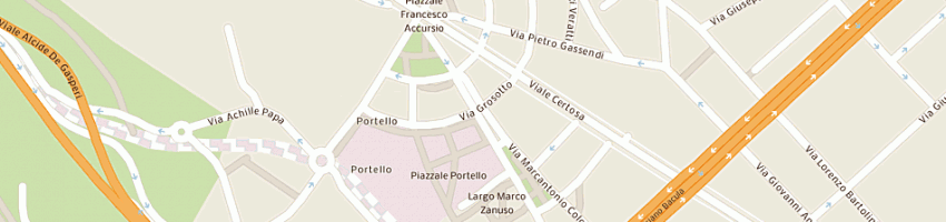 Mappa della impresa bar luisa sas di lozza adriana e c a MILANO