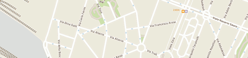 Mappa della impresa teras srl a MILANO