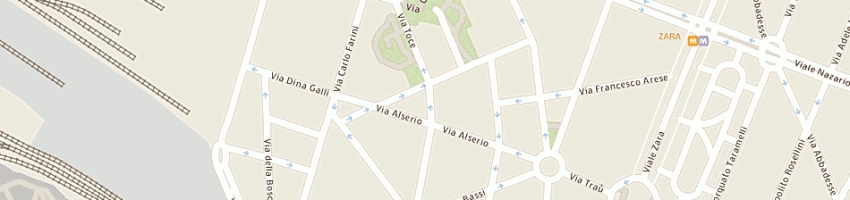 Mappa della impresa alserio 5 srl a MILANO