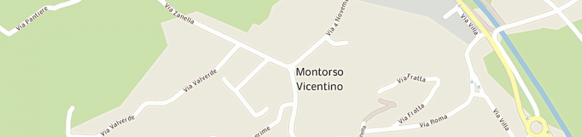 Mappa della impresa tecno system srl a MONTORSO VICENTINO
