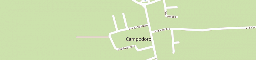 Mappa della impresa pizzeria al bracconiere a CAMPODORO