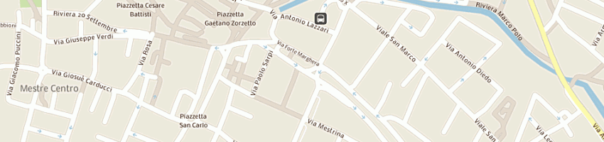Mappa della impresa banco di brescia san paolo cab spa a VENEZIA