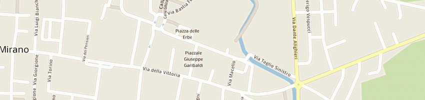 Mappa della impresa gelateria gardenia enrico snc a MIRANO