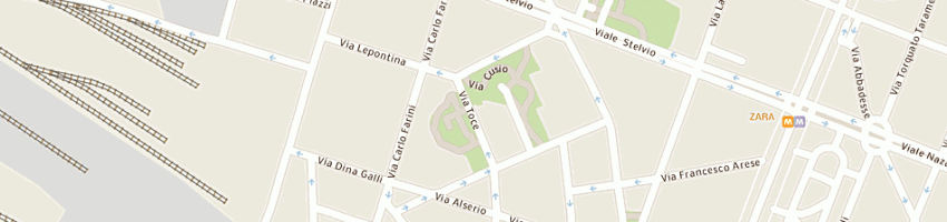 Mappa della impresa scuole pubbliche scuole materne a MILANO