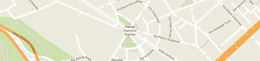 Mappa della impresa autoscuola accursio a MILANO