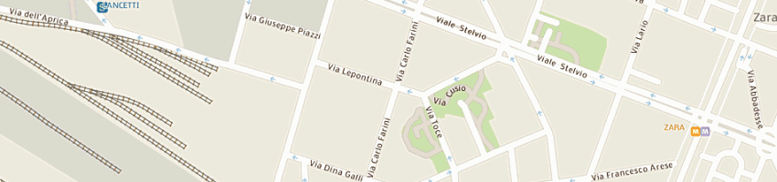 Mappa della impresa silca srl a MILANO