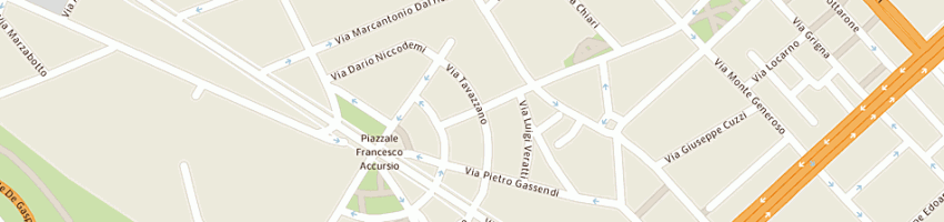 Mappa della impresa serra parrucchiere estetista di serra luigi a MILANO
