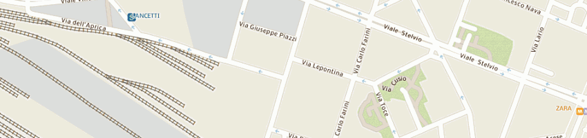 Mappa della impresa valmet snc di valeriani luciano e c a MILANO