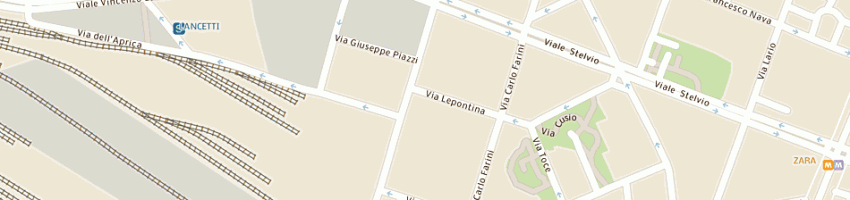 Mappa della impresa casareggio mario e figli sas a MILANO