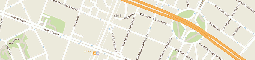 Mappa della impresa acmet di fossati silvano e marco snc a MILANO