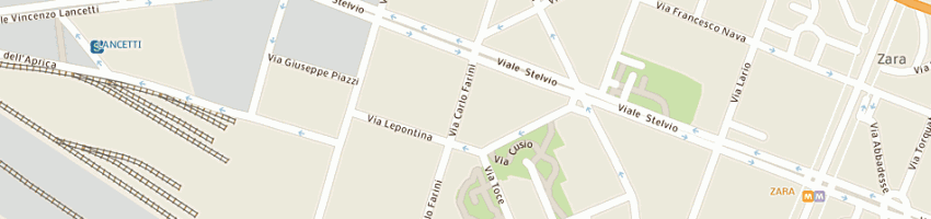 Mappa della impresa comunicattore srl a MILANO