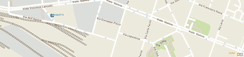Mappa della impresa tecno data line di aratari romano snc a MILANO