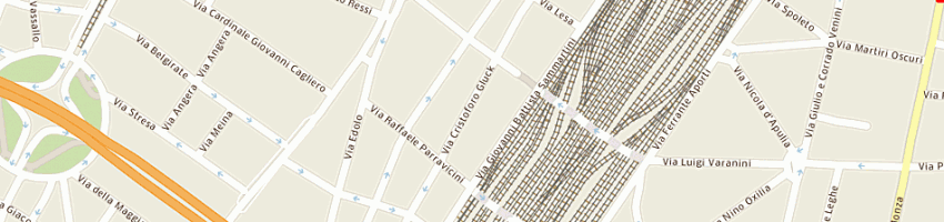 Mappa della impresa autoservizi panda snc di gilberto albertini e c a MILANO