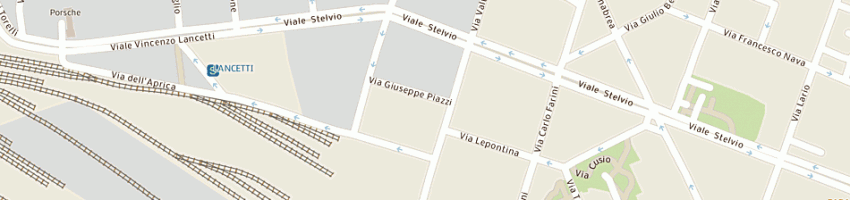 Mappa della impresa de sade srl a MILANO