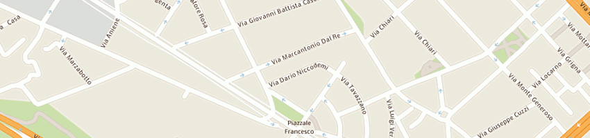 Mappa della impresa toscano paolo roberto a MILANO