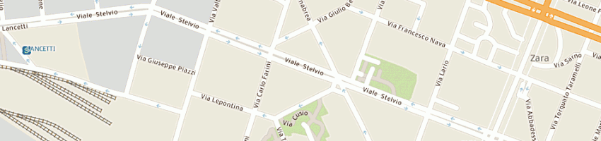 Mappa della impresa libreria stelvio di zilocchi daniela a MILANO