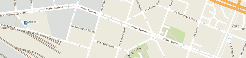 Mappa della impresa la bottega della bonta' di pennisi g a MILANO