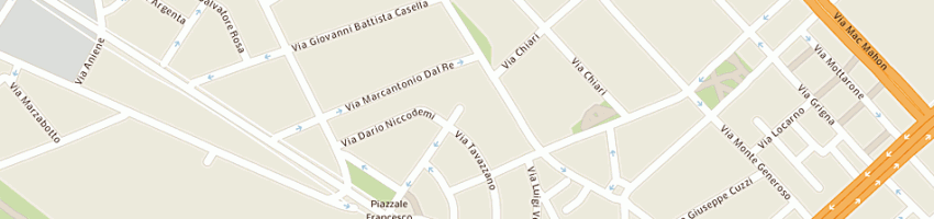 Mappa della impresa siaq snc a MILANO