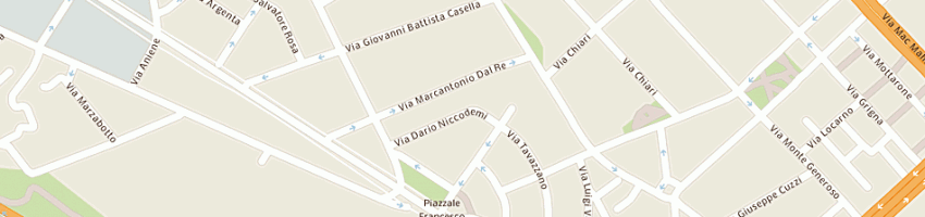Mappa della impresa clima impianti snc dei flli marchiori a MILANO