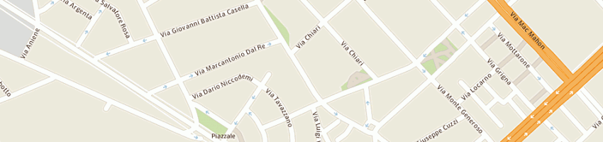 Mappa della impresa mobilificio sgottardo di radaelli carlo e c (sas) a MILANO