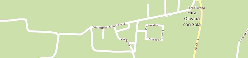 Mappa della impresa municipio a FARA OLIVANA CON SOLA