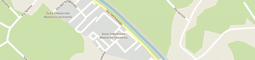Mappa della impresa biasin giairo srl a MONTORSO VICENTINO
