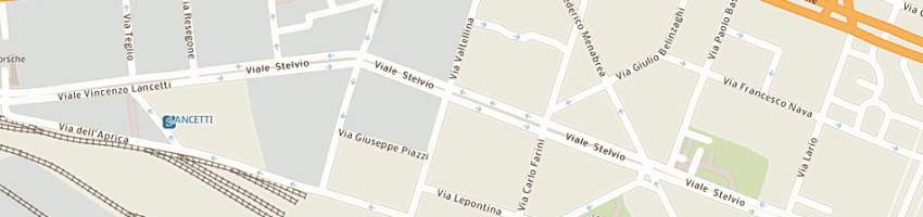 Mappa della impresa osti walter a MILANO