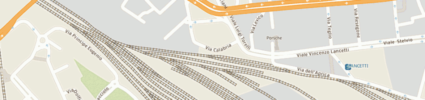 Mappa della impresa carrozzeria supercar di marazzo sebastiano e c snc a MILANO