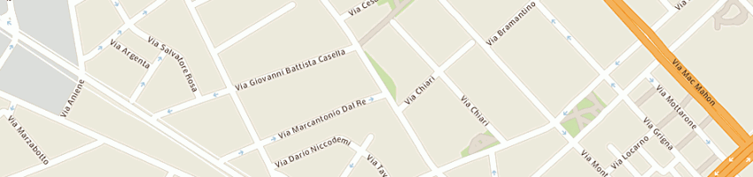 Mappa della impresa stefania bruno parrucchieri di stefania bruno a MILANO