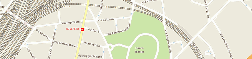 Mappa della impresa immobiliare abitare di ombrini biagio a MILANO