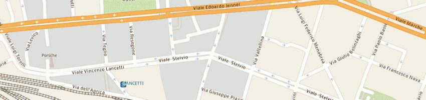 Mappa della impresa autoradiotassi soc coop a MILANO
