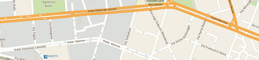 Mappa della impresa ansaldo segnalamento ferroviario spa a MILANO
