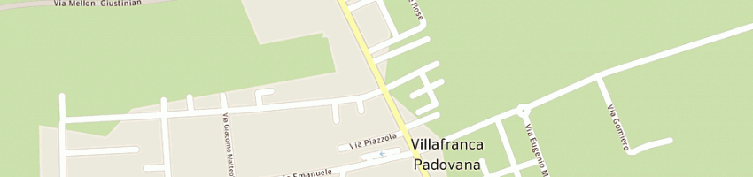 Mappa della impresa paiusco fabrizio a VILLAFRANCA PADOVANA