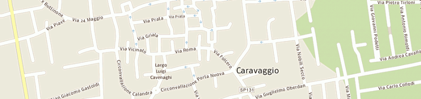 Mappa della impresa gioielleria castagna di castagna francesca e rossetti ivano snc a CARAVAGGIO