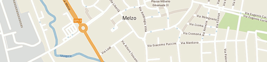 Mappa della impresa area immobiliare melzo srl a MELZO