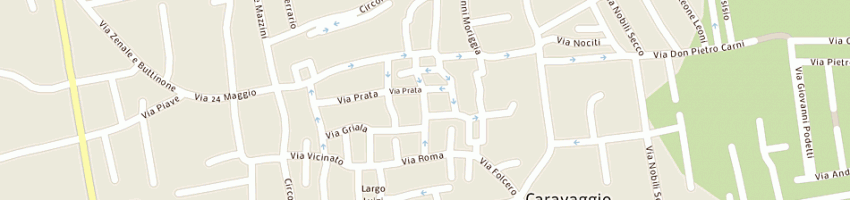 Mappa della impresa moza snc a CARAVAGGIO