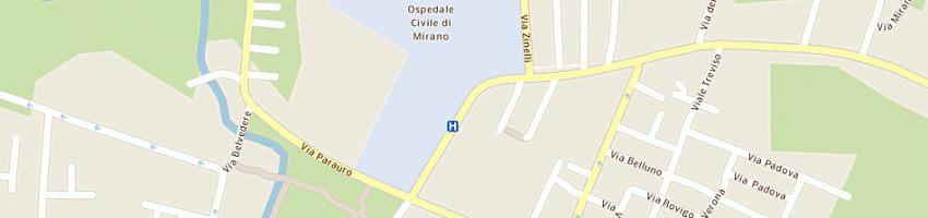 Mappa della impresa paninoteca river pub a MIRANO