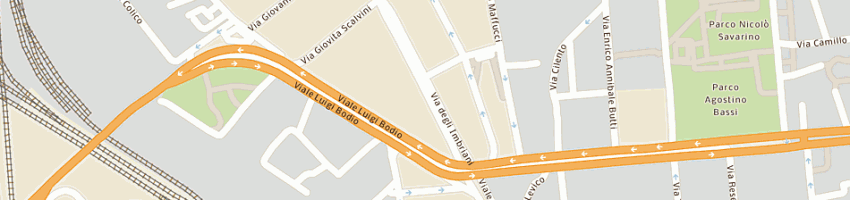 Mappa della impresa passaggio obbligato snc di pliborio e c a MILANO