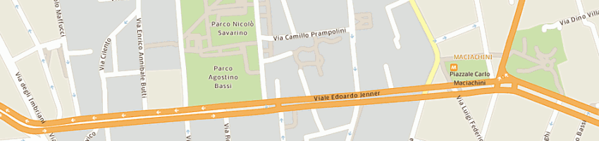 Mappa della impresa maggioni sergio a MILANO