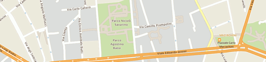 Mappa della impresa mirko a MILANO