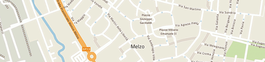 Mappa della impresa alex 2000 srl a MELZO