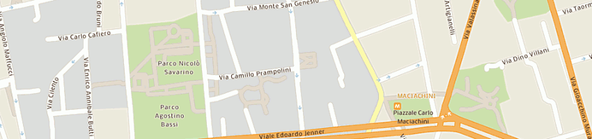 Mappa della impresa centro medico legnone (srl) a MILANO