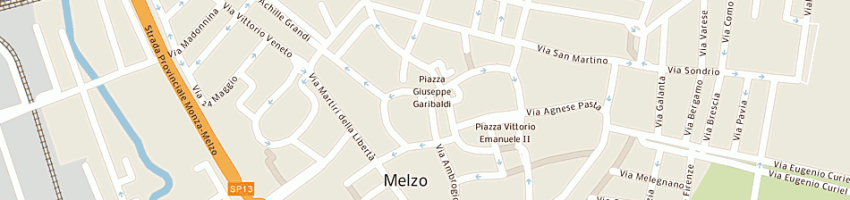 Mappa della impresa pro loco melzo a MELZO