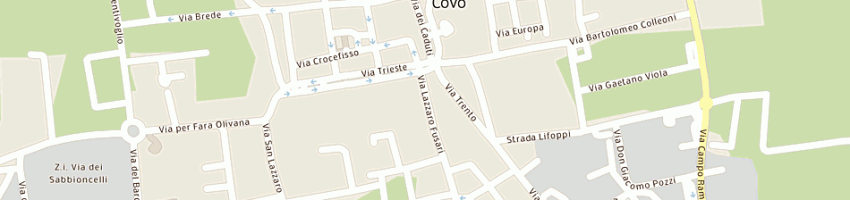 Mappa della impresa de martini francesco a COVO