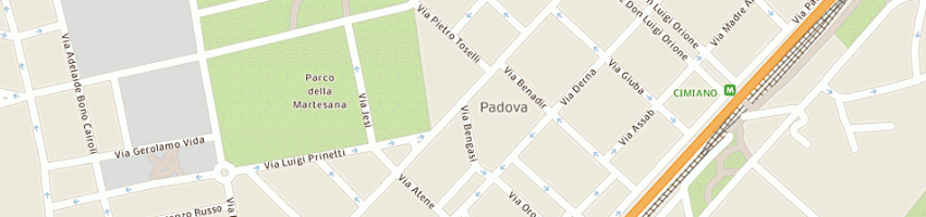 Mappa della impresa centro ottico padova a MILANO