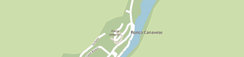 Mappa della impresa municipio a RONCO CANAVESE