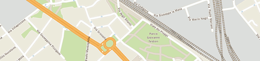 Mappa della impresa crivelli florindo a MILANO