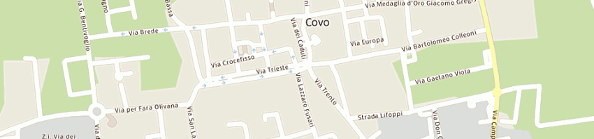 Mappa della impresa la rocca shop a COVO