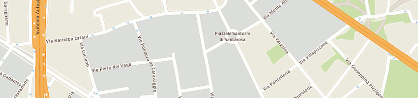 Mappa della impresa carrozzeria vercelli snc di porta fiorenzo e c a MILANO