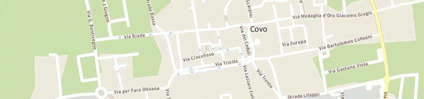 Mappa della impresa lamera rosaria a COVO